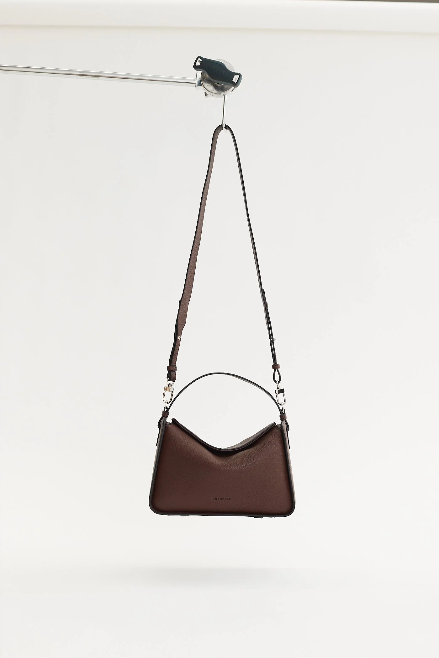 Clementine Bag: Coffee Pebbled Leather - Image 9