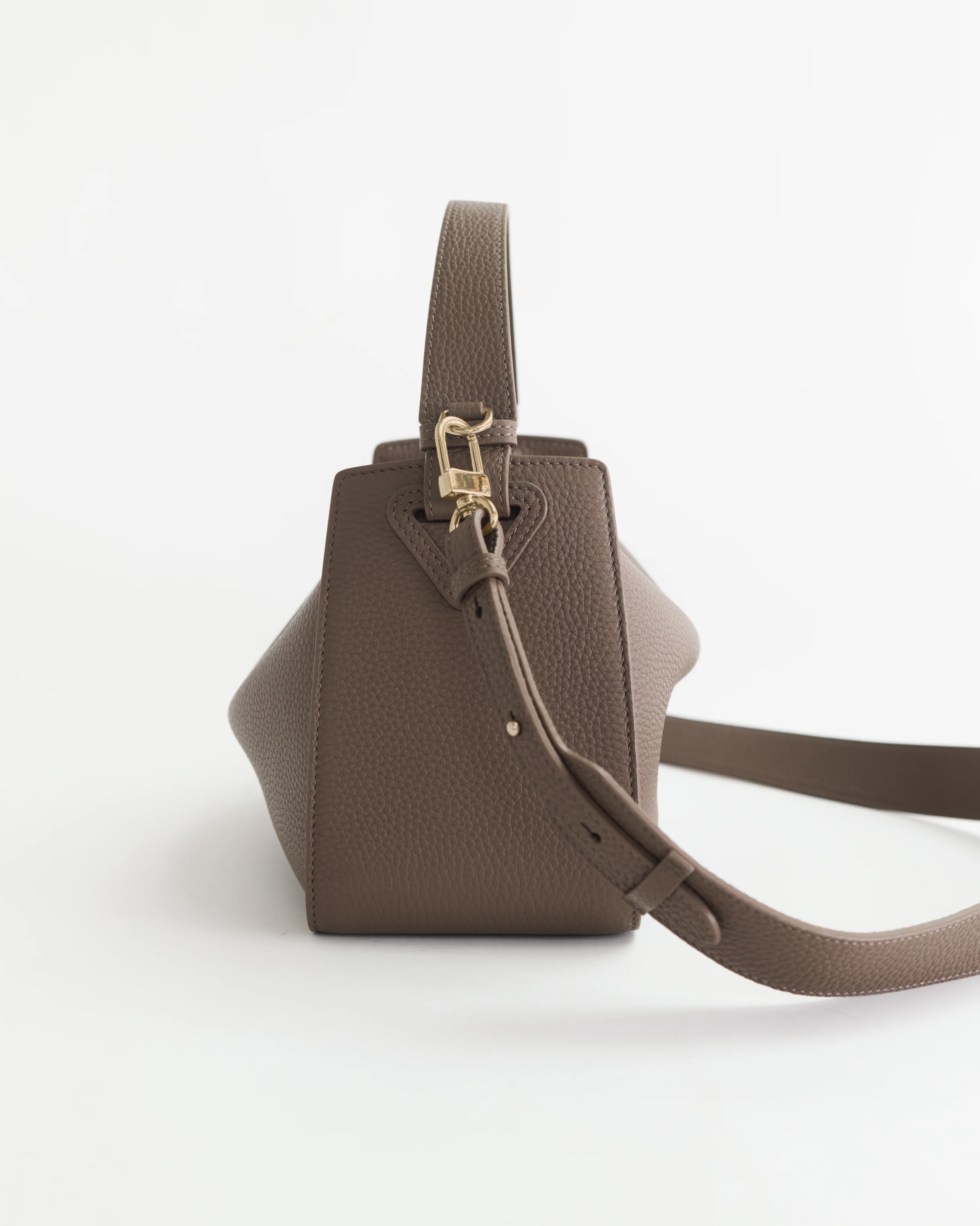 Clementine Bag: Mushroom with Gold - Image 4