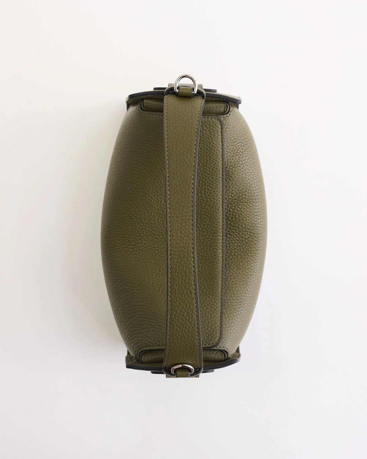 Clementine Bag: Olive Pebbled Leather - Image 4